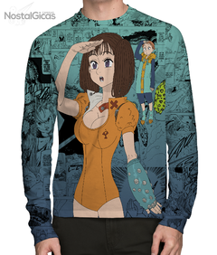 Camisa Manga Longa Diane e King Mangá - Searching