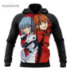 Moletom Rei Ayanami e Asuka Langley