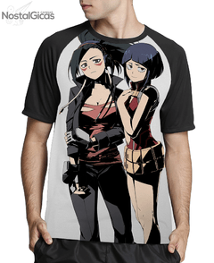 Camisa Raglan Jiro e Yaoyorozu