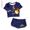 Kit Feminino Cropped + Short Shoto Todoroki - Boku no Hero Academia