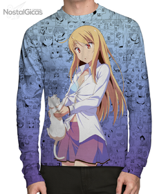 Camisa Manga Longa Mashiro Shiina Mangá - Cat