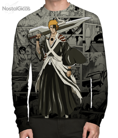 Camisa Manga Longa Ichigo Kurosaki Mangá