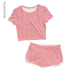 Kit Feminino Cropped + Short Uniforme Nezuko Kamado