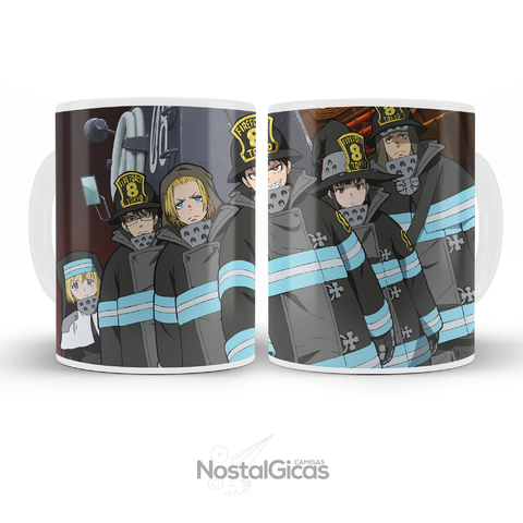 Caneca do Anime Enen no Shouboutai ou Fire Force