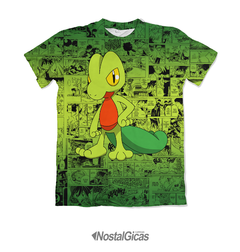 Camisa Exclusiva Treecko - Pokémon Mangá