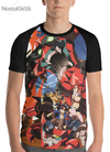 Camisa Raglan Tengen Toppa Gurren-Lagann