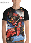 Camisa Raglan Tengen Toppa Gurren-Lagann