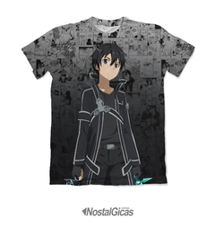 Camisa Exclusiva Kirito Mangá - Dual Sword