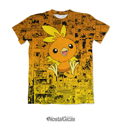 Camisa Exclusiva Torchic - Pokémon Mangá