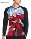 Camisa Manga Longa Raglan InuYasha Estampa Total