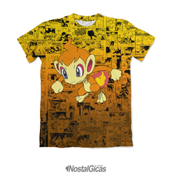 Camisa Exclusiva Chimchar - Pokémon Mangá