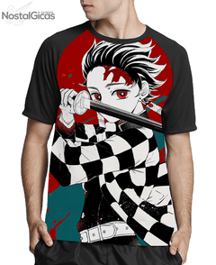 Camisa Raglan Tanjiro Demon Slayer