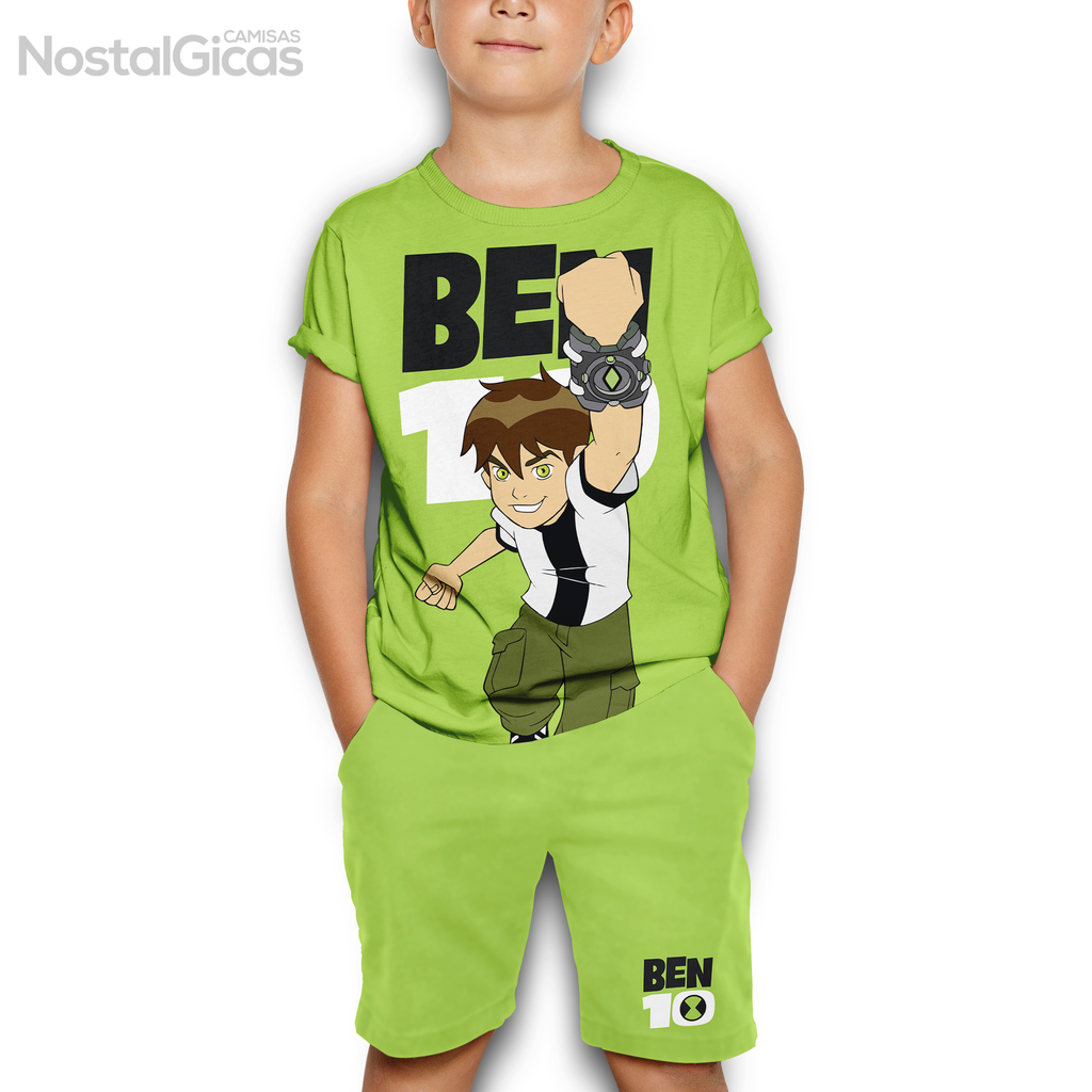 Kit Infantil Camisa + Short Ben 10