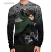 Camisa Manga Longa Levi Ackerman Mangá - V.2