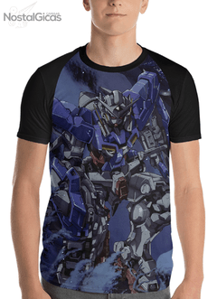 Camisa Raglan Mobile Suit Gundam