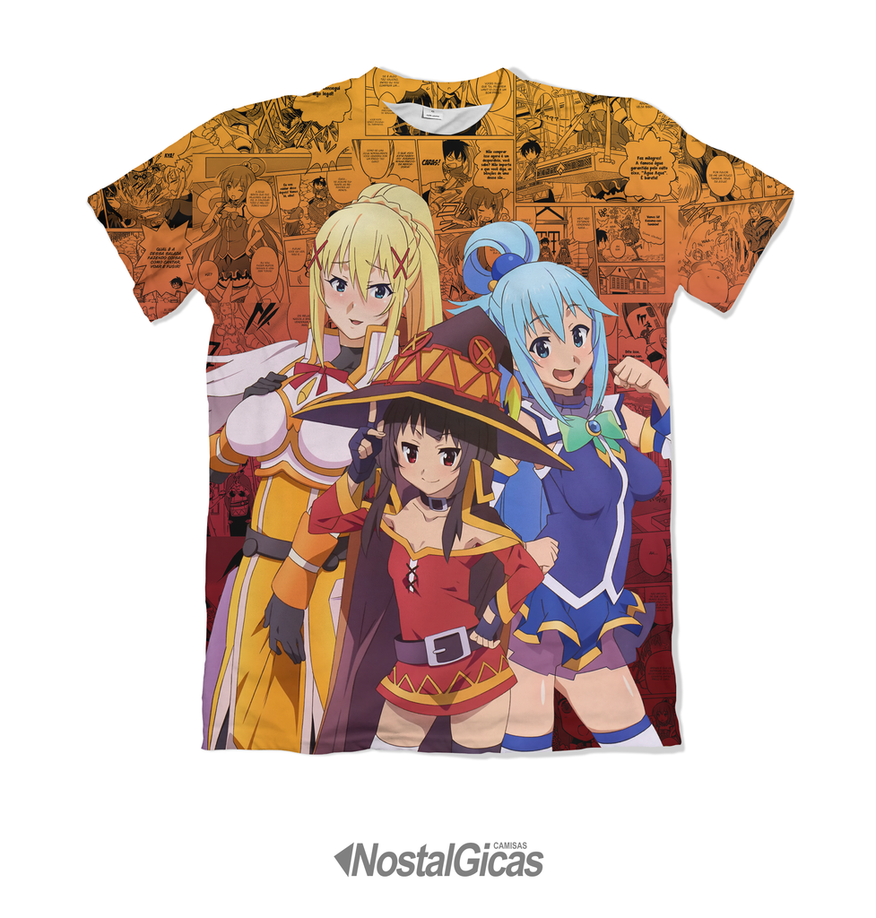 Camiseta - Anime Konosuba - Estampa Total