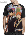 Camisa Raglan Kageyama e Hinata