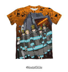 Camisa Exclusiva 8ª Brigada Fire Force Mangá M2