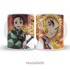 Caneca Kimetsu no Yaiba - Tanjiro & Kyojuro