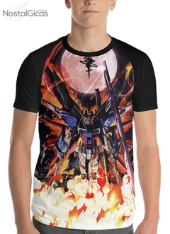 Camisa Raglan Mobile Suit Gundam