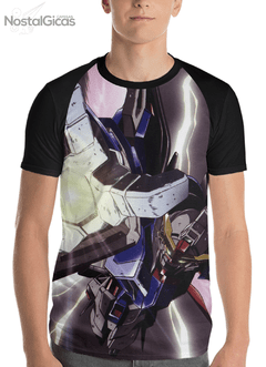 Camisa Raglan Mobile Suit Gundam