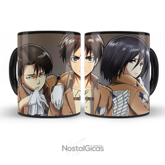 Caneca Shingeki no Kyojin - Trio Tropa de Exploração - comprar online