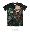 Camisa Exclusiva Izuku Midoriya e Bakugou Katsuki Mangá