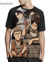 Camisa Raglan Attack On Titan MOD.02