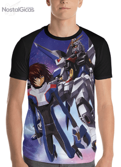 Camisa Raglan Mobile Suit Gundam