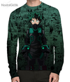 Camisa Manga Longa Izuku Midoriya - Traje Furtivo Mangá