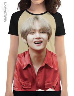 Camisa Raglan BTS Estampa Total Frente MOD.5