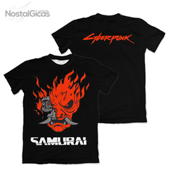 Camisa Cyberpunk Edgerunners - Black Edition - Samurai