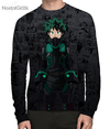 Camisa Manga Longa Izuku Midoriya - Traje Furtivo Mangá V.2