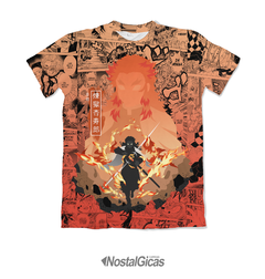 Camisa Exclusiva Kyojuro Rengoku - Dark - Mangá