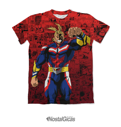 Camisa Exclusiva All Might - Super Hero Mangá - Red
