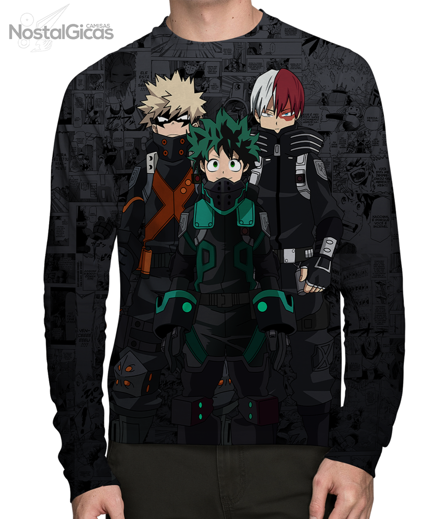 Camisa Camiseta Boku no Hero Academia -Personagens