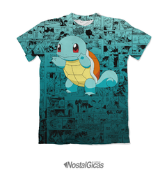 Camisa Exclusiva Squirtle - Pokémon Mangá