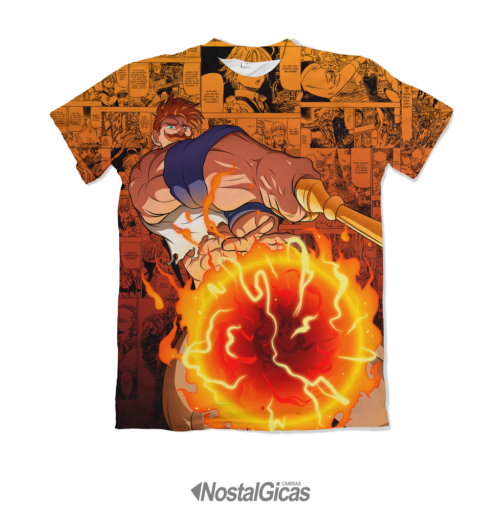 Camisa Nanatsu No Taizai King Pecado Da Preguiça Anime Filme