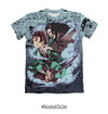 Camisa Exclusiva Tanjiro e Nezuko - Mist - Mangá