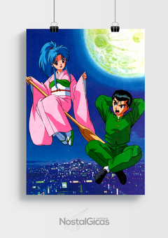 Poster Botan e Yusuke Urameshi - Yu Yu Hakusho