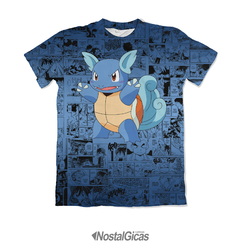 Camisa Exclusiva Wartortle - Pokémon Mangá