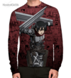 Camisa Manga Longa Mikasa Ackerman Mangá