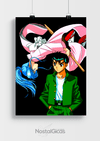 Poster Botan e Yusuke Urameshi - Yu Yu Hakusho MOD.02