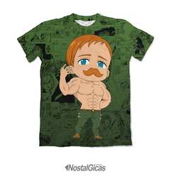 Camisa Exclusiva Escanor Chibi - Nanatsu No Taizai Mangá