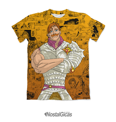 Camisa Exclusiva Escanor - Nanatsu No Taizai Mangá MOD.02