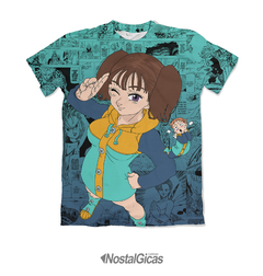 Camisa Exclusiva Diane e King - Nanatsu No Taizai Mangá