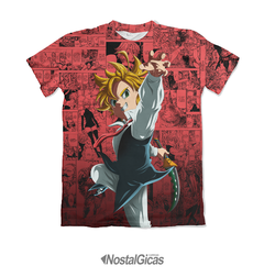 Camisa Exclusiva Meliodas - Nanatsu No Taizai Mangá - Jump