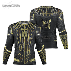 Camisa Manga Longa Uniforme Iron Spider