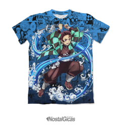 Camisa Exclusiva Tanjiro Kamado - Water Breathing Mangá