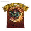 Camisa Exclusiva Tanjiro Flame Circle Mangá